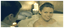 dans le bain